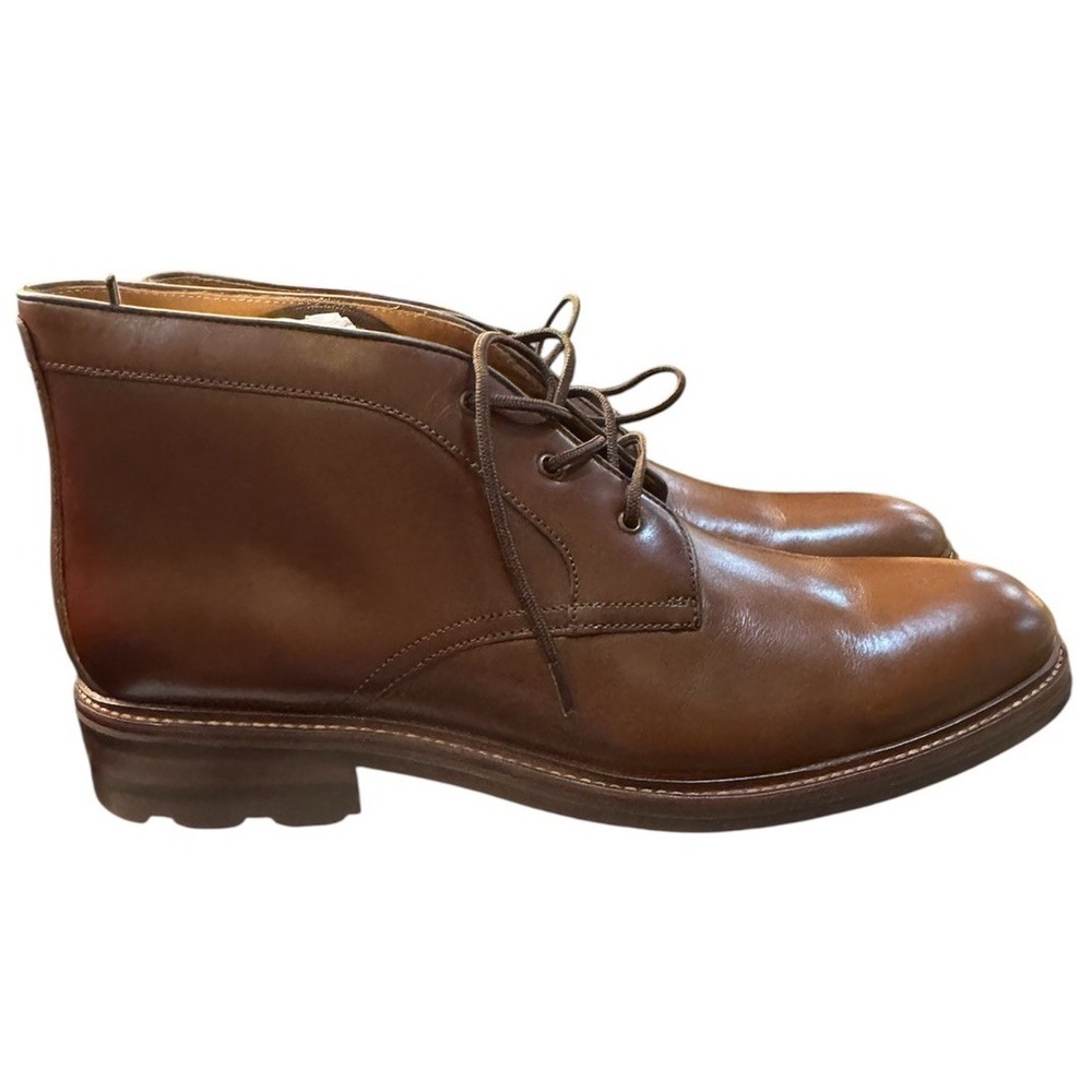 Johnston & Murphy‎ Mens Welch Chukka Boot Size 13M Brown Leather NIB